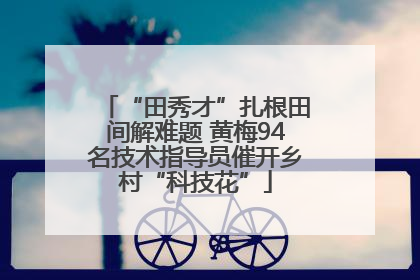 “田秀才”扎根田间解难题 黄梅94名技术指导员催开乡村“科技花”