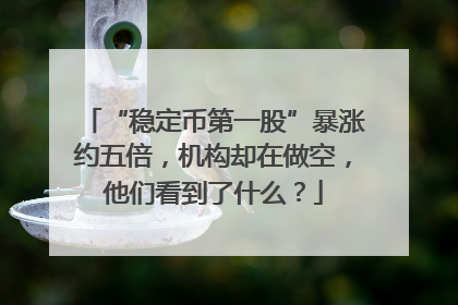 “稳定币第一股”暴涨约五倍，机构却在做空，他们看到了什么？