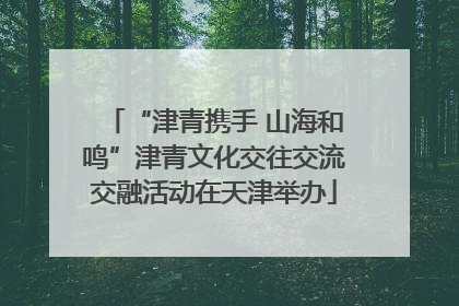 “津青携手 山海和鸣”津青文化交往交流交融活动在天津举办