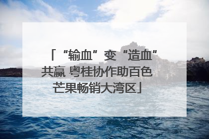 “输血”变“造血”共赢 粤桂协作助百色芒果畅销大湾区
