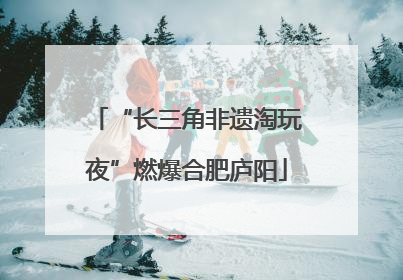 “长三角非遗淘玩夜”燃爆合肥庐阳