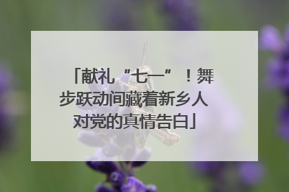 献礼“七一”！舞步跃动间藏着新乡人对党的真情告白
