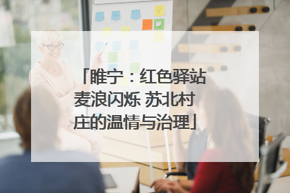 睢宁：红色驿站麦浪闪烁 苏北村庄的温情与治理