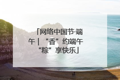 网络中国节·端午｜“香”约端午 “粽”享快乐