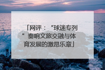 网评：“球迷专列”奏响文旅交融与体育发展的激昂乐章