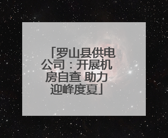 罗山县供电公司：开展机房自查 助力迎峰度夏