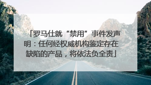罗马仕就“禁用”事件发声明：任何经权威机构鉴定存在缺陷的产品，将依法负全责