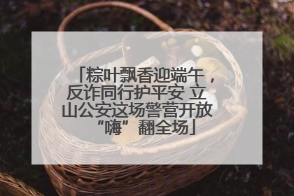 粽叶飘香迎端午，反诈同行护平安 立山公安这场警营开放“嗨”翻全场
