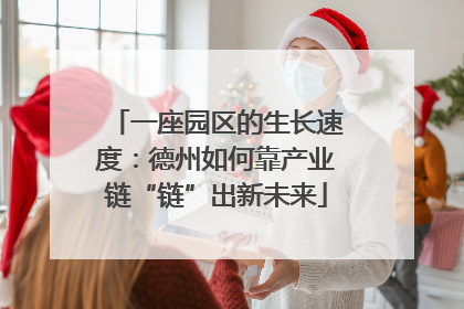 一座园区的生长速度：德州如何靠产业链“链”出新未来