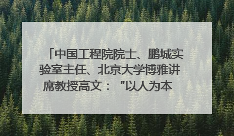 中国工程院院士、鹏城实验室主任、北京大学博雅讲席教授高文：“以人为本 智能向善” 推动文化与科技相生相促｜聚焦2025文化强国建设高峰论坛