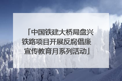 中国铁建大桥局盘兴铁路项目开展反腐倡廉宣传教育月系列活动