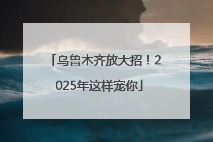 乌鲁木齐放大招！2025年这样宠你