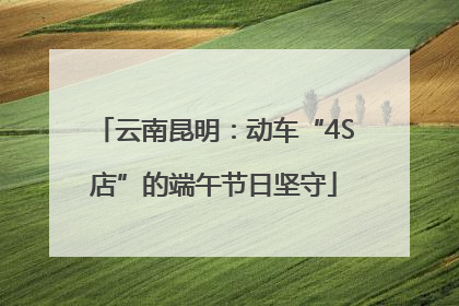 云南昆明：动车“4S店”的端午节日坚守