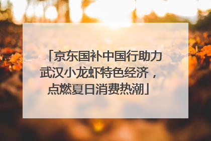 京东国补中国行助力武汉小龙虾特色经济，点燃夏日消费热潮