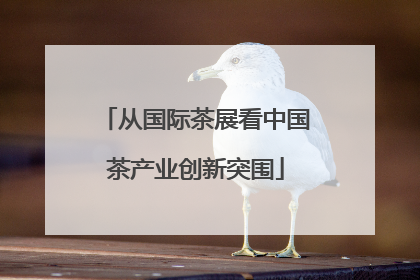 从国际茶展看中国茶产业创新突围