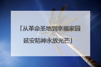 从革命圣地到幸福家园 延安精神永放光芒