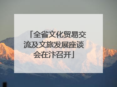 全省文化贸易交流及文旅发展座谈会在汴召开