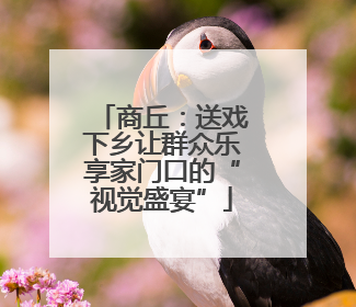 商丘：送戏下乡让群众乐享家门口的“视觉盛宴”