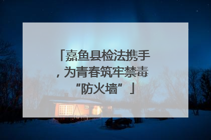 嘉鱼县检法携手，为青春筑牢禁毒“防火墙”