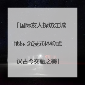 国际友人探访江城地标 沉浸式体验武汉古今交融之美