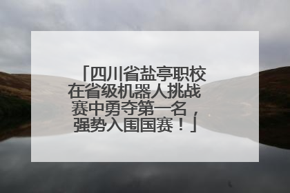 四川省盐亭职校在省级机器人挑战赛中勇夺第一名，强势入围国赛！