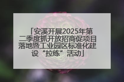 安溪开展2025年第二季度抓开放招商促项目落地暨工业园区标准化建设“拉练”活动