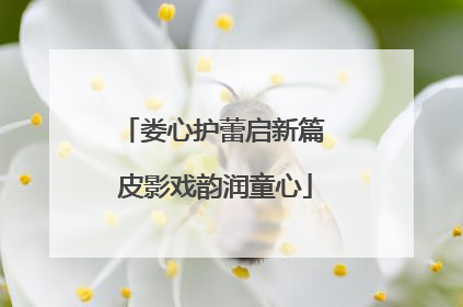 娄心护蕾启新篇 皮影戏韵润童心