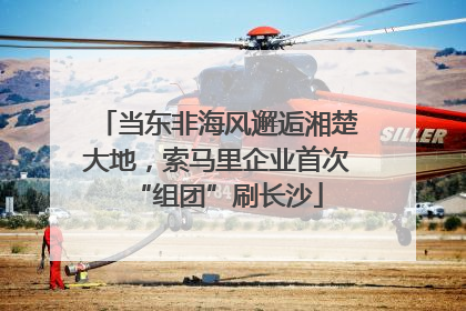 当东非海风邂逅湘楚大地，索马里企业首次“组团”刷长沙