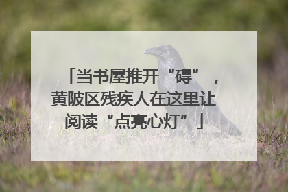 当书屋推开“碍”，黄陂区残疾人在这里让阅读“点亮心灯”