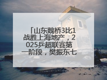 山东魏桥3比1战胜上海地产，2025乒超联赛第一阶段，樊振东七战七胜收官