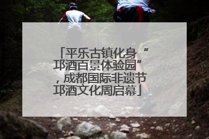 平乐古镇化身“邛酒百景体验园”，成都国际非遗节邛酒文化周启幕