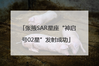 张掖SAR星座“神启号02星”发射成功
