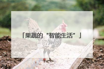 果蔬的“智能生活”