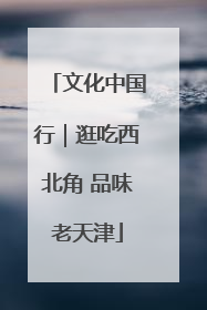 文化中国行｜逛吃西北角 品味老天津