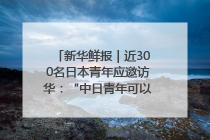 新华鲜报｜近300名日本青年应邀访华：“中日青年可以创造更好的未来”
