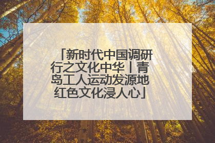 新时代中国调研行之文化中华丨青岛工人运动发源地红色文化浸人心