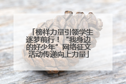 榜样力量引领学生逐梦前行！“我身边的好少年”网络征文活动传递向上力量