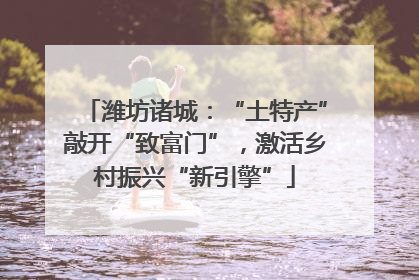潍坊诸城：“土特产”敲开“致富门”，激活乡村振兴“新引擎”