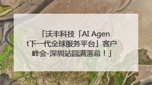 沃丰科技「AI Agent下一代全球服务平台」客户峰会-深圳站圆满落幕！
