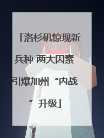 洛杉矶惊现新兵种 两大因素引爆加州“内战”升级