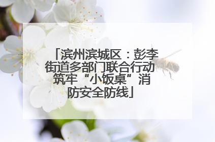 滨州滨城区：彭李街道多部门联合行动 筑牢“小饭桌”消防安全防线