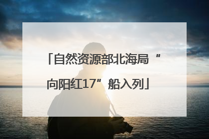自然资源部北海局“向阳红17”船入列