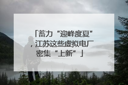蓄力“迎峰度夏”，江苏这些虚拟电厂密集“上新”