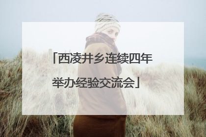 西凌井乡连续四年举办经验交流会