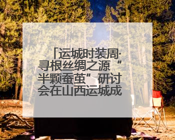 运城时装周·寻根丝绸之源“半颗蚕茧”研讨会在山西运城成功举行