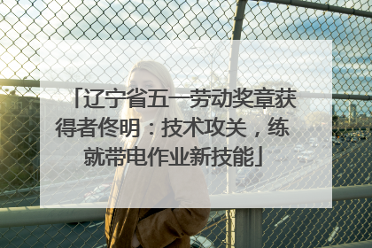 辽宁省五一劳动奖章获得者佟明：技术攻关，练就带电作业新技能