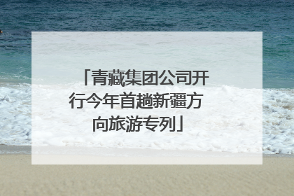 青藏集团公司开行今年首趟新疆方向旅游专列