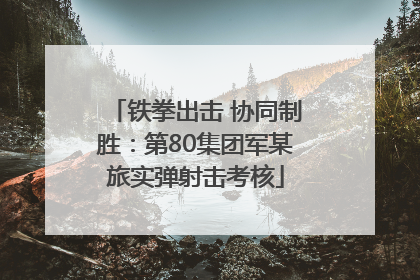 铁拳出击 协同制胜：第80集团军某旅实弹射击考核
