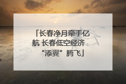 长春净月牵手亿航 长春低空经济“添翼”腾飞