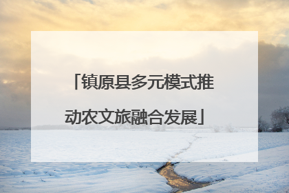 镇原县多元模式推动农文旅融合发展